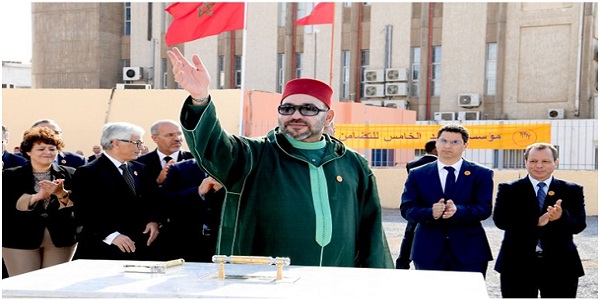 HM the King launches in Salé the construction work of an artistic and cultural animation complex